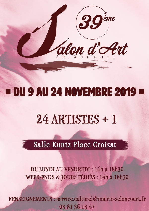 39e Salon d’Art de Seloncourt